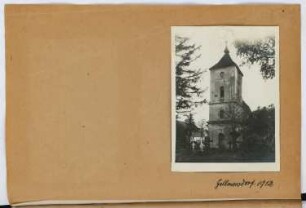 Kirche, Gellmersdorf: Ansicht (aus: Skizzen- und Fotoalbum 29)
