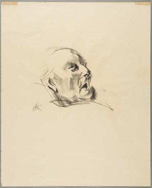 Sophie Thusnelde Wilhelmine von Hindenburg zu Beneckendorff auf dem Totenbett