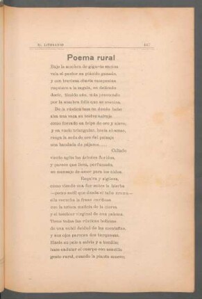 Poema rural