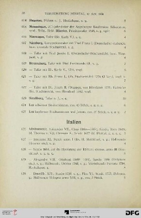 Italien (Nr. 626-667)