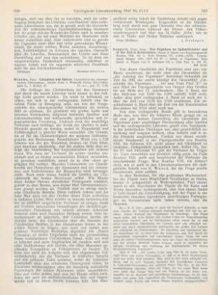 339-340 [Rezension] Blanke, Fritz, Columban und Gallus