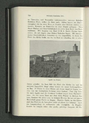 Abbildung von Agadir von Westen.