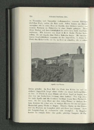 Abbildung von Agadir von Westen.