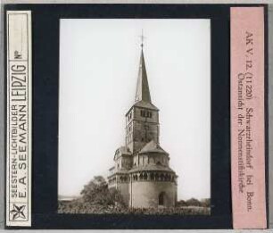 Schwarzrheindorf bei Bonn: Ostansicht der Nonnenstiftskirche (Seestern-Nr. 11220, Reihe AK V: Die drei ersten Jahrhunderte deutscher Baukunst (950-1250))