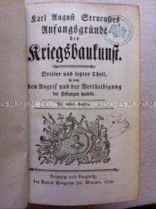 Lehrbuch zur Kriegsbaukunst