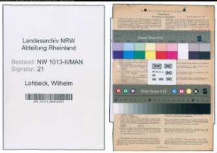 Entnazifizierung Wilhelm Lohbeck , geb. 01.03.1892 (Angestellter)