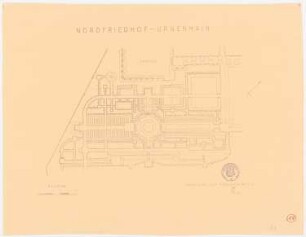 Nordfriedhof, Düsseldorf: Belegungsplan, Grundriss