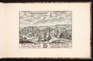 Prospect des obern Theils des Markt Fleckens Neunhof von Mitternacht gegen Mittag anzusehen. - Lauf-Neunhof