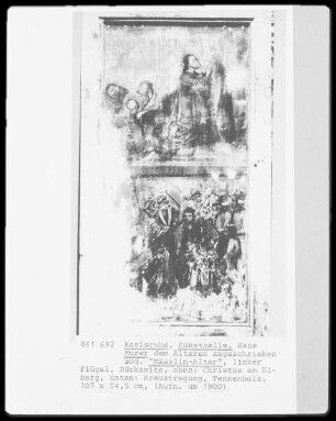 Flügelaltar, sogenannter Mässlin-Altar — Altarflügel (Außenseite)