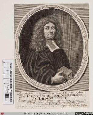 Bildnis Johann Christoph Meelführer