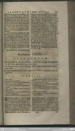 Responsum CXCIV.