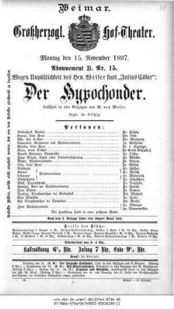 Der Hypochonder