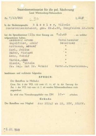 Bässler, Wilhelm
