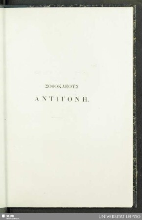 Sophokleus Antigonē