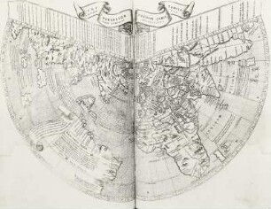 Ptolemäus Geographia: "Universalior Cogniti Orbis Tabula ex recentibus confecta observationibus (Weltkarte)