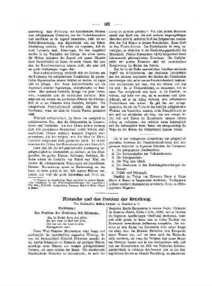 Nietzsche und das Problem der Erziehung