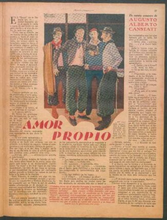 Amor propio : Un cuento campero de Augusto Alberto Canstatt