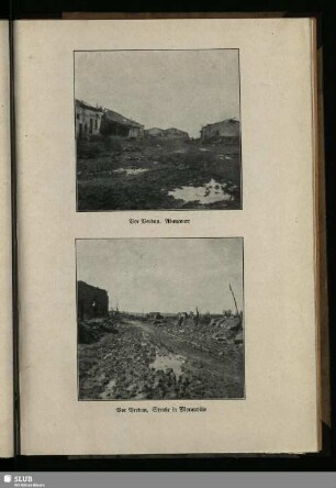 Vor Verdun. Abaucourt - Vor Verdun. Straße in Moranville