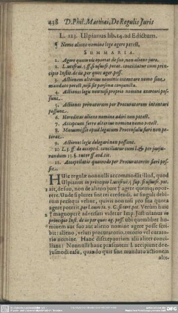 L. 123. Uspianus lib. 14. ad Edictum