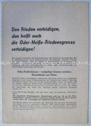 Propagandaschrift der Nationalen Front zur europäischen Nachkriegsordnung
