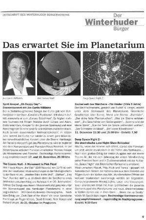 Das erwartet Sie im Planetarium