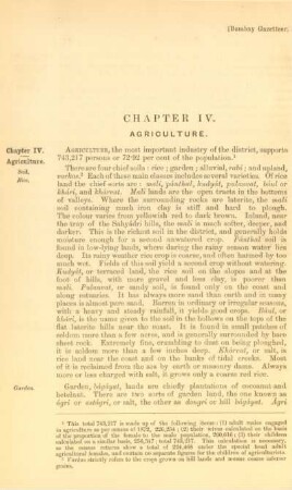 Chapter IV. Agriculture