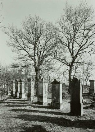Guben, Grabsteine auf dem Jüdischen Friedhof
