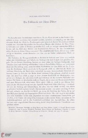 Ein Frühwerk von Hans Dürer