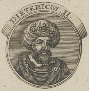 Bildnis des Dietericus II., Fürst der Sachsen