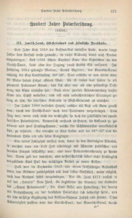 375-392 Hundert Jahre Polarforschung : Schluß