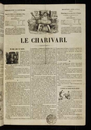 Nos deux jours de vacance; Le Bonnet de velours noir de musard