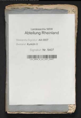 Beschwerden der Andernacher Bürgerschaft über den dortigen Stadtrat