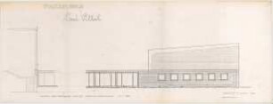 Grund, Peter; Bad Vilbel; Ernst Reuter Schule - Turnhalle und Verbindungsgang (Ansicht)