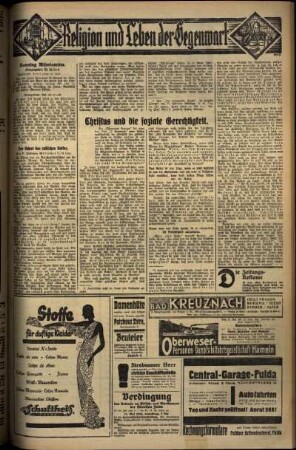 Vierte Ausgabe vom Sonntag, den 04. Mai 1930.
