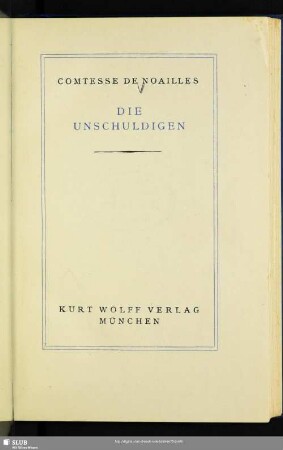Die Unschuldigen
