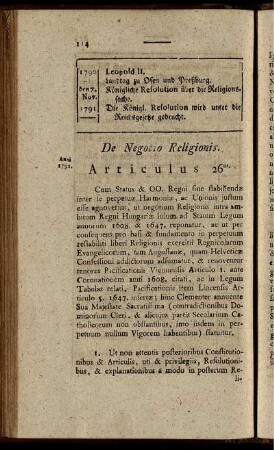 De Negotio Reliionis.