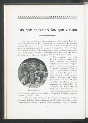 Las que se van y las que vienen