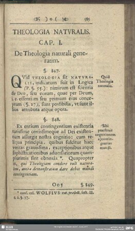 Theologia Naturalis