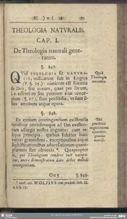 Theologia Naturalis