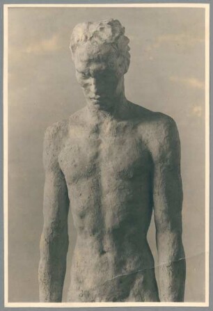 Der Einsame, Detail, 1927, Gips