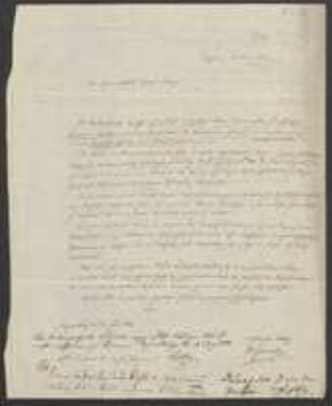 Brief von August Emanuel Fürnrohr