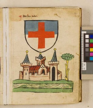 [Wappen Johanns und Miniatur]