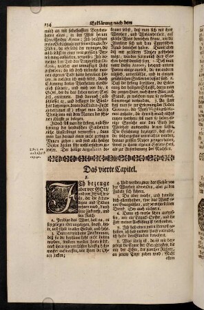 134-145, Das vierte Capitel