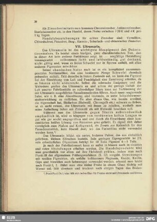 VII. Ultramarin.