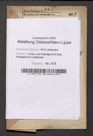 Erblasser: Döding, Marie Dorothea: