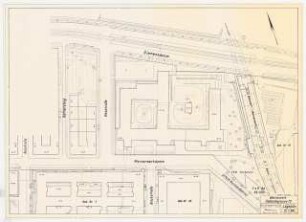 Gartenanlage Siemens & Halske, Berlin-Siemensstadt: Planungsunterlage Gebäudegruppe 10: Lageplan 1:500