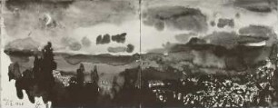 Abendlandschaft bei Kislowodsk