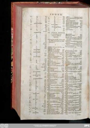 III. Index Rerum & verborum in commentario Epist. ad Ephesios.