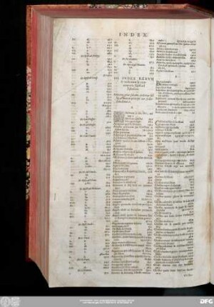III. Index Rerum & verborum in commentario Epist. ad Ephesios.
