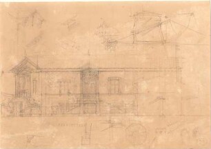 Gärtner, Friedrich von; Gärtnerhaus - Teilansicht, Details